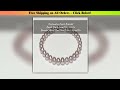 MYSOYA Pink Purple Freshwater Pearl Jewelry Set 6-7mm With Gift Box Gift For Her/Him