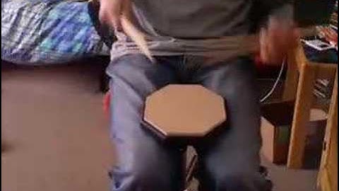 Variations on Steve Gadd Crazy Army on practice pad