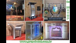 Púlpito Arca E Outros - Grupo Betel Tudo Para Igrejas E Instituições Em Geral
