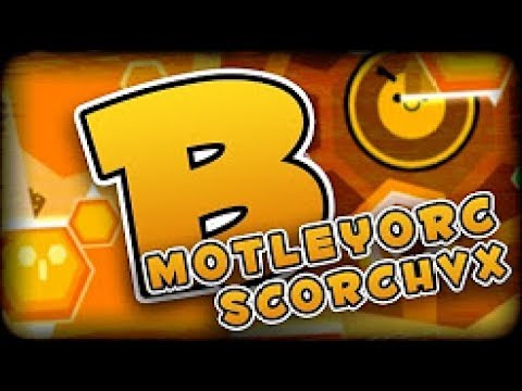 Geometry Dash 2.1 - B By Motleyorc and ScorchVX Awesome Level !!!!