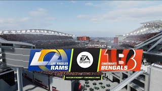 Rams vs Bengals Simulation (Madden 24 Rosters)