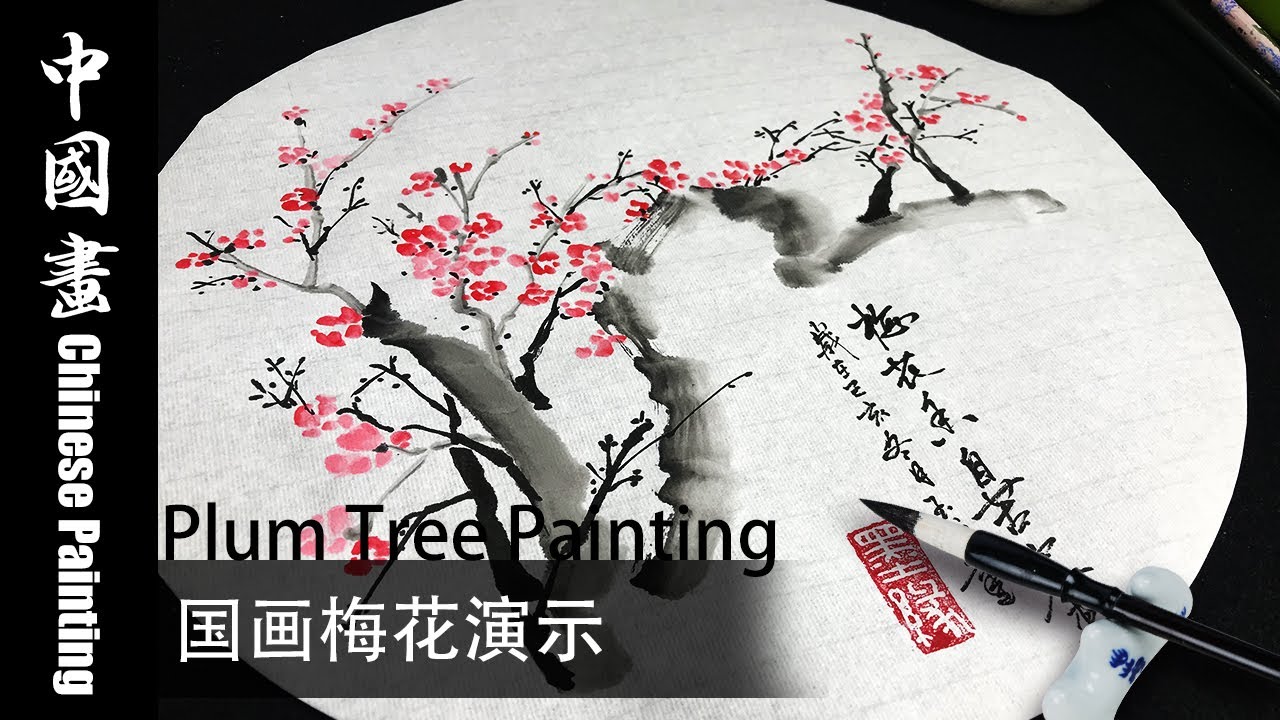 中国の『梅花絵』です。 d13ddd6e0f3aaea0c465a519ed2c8a