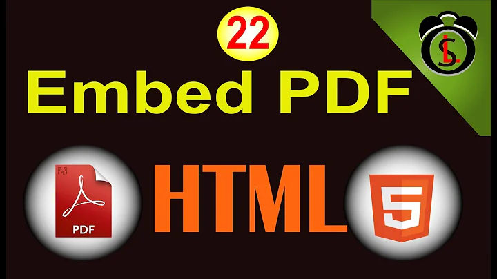 How to Embed PDF Document in HTML Web Page Using Embed | Ifrme | Swift Learn