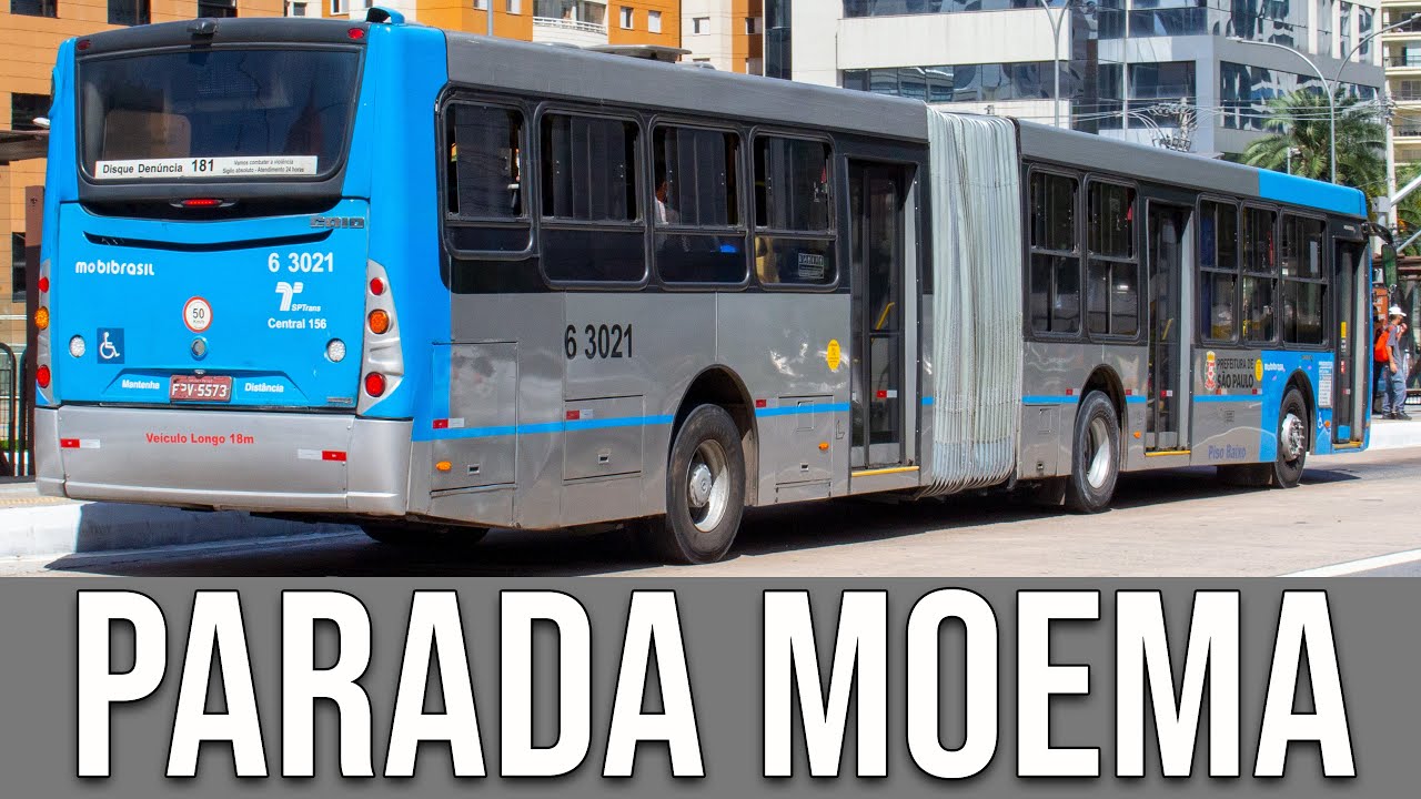 Parada Moema (Avenida Ibirapuera) - Movimentação de Ônibus 