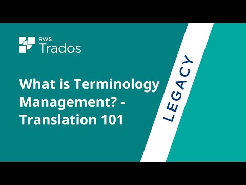 What is Terminology Management? - Translation 101