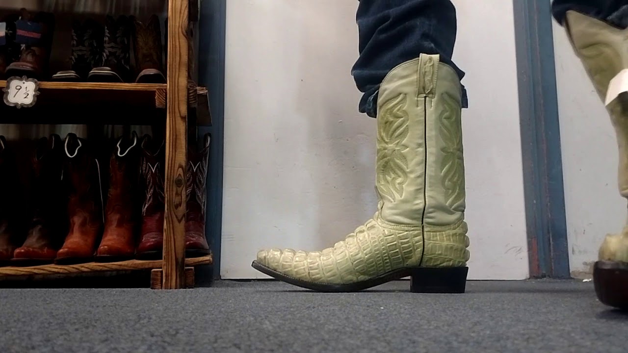 Alligator boots YouTube