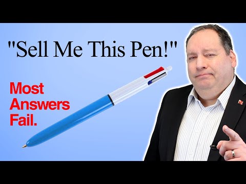 "Sell Me This Pen" | BEST ANSWER (from former CEO)