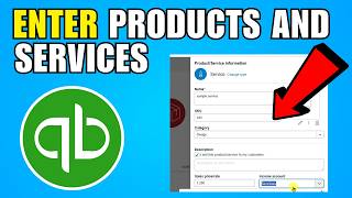How To Enter Products And Services In QuickBooks Online (2026) (Complete Guide)