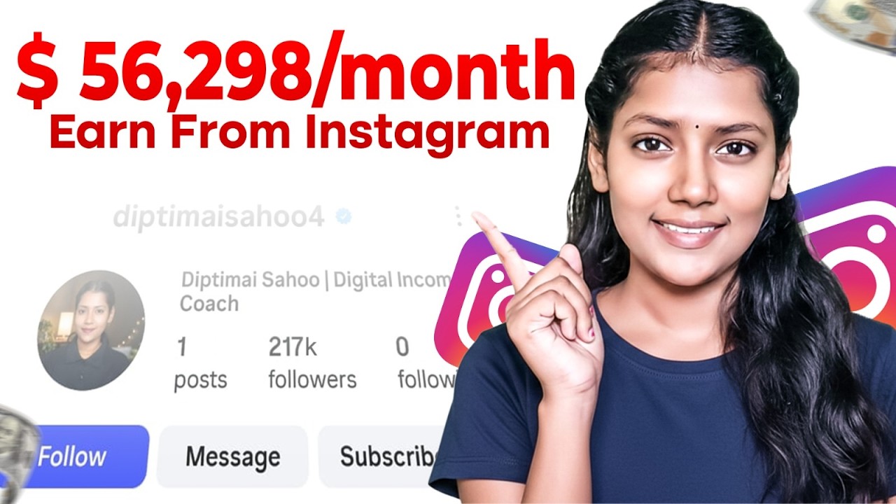 How to earn From Instagram | 4 ways to Earn From Instagram | Diptimai Sahoo