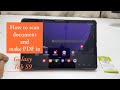 How to scan document and make PDF in Galaxy Tab S9 and Tab S9 Ultra