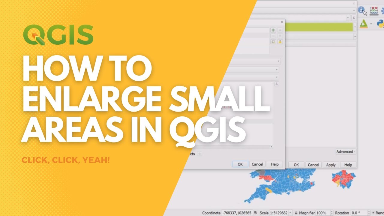 A fine way to enlarge small areas in QGIS - YouTube