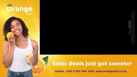 Orange Solar Squeeze Back
