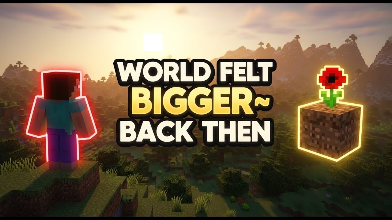 When the World Felt Bigger Back Then – A Minecraft Song