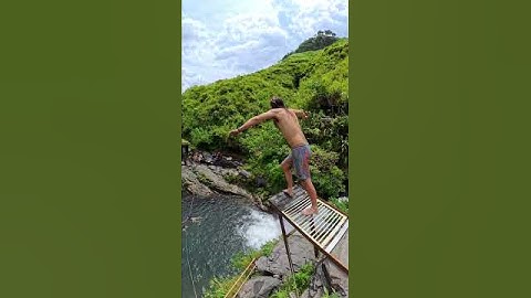 Dive and explore beautiful waterfalls with kera 🔥#travel #waterfall #stream