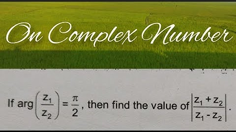 If arg(z_1/z_2)=π/2, then find the value of mod(z_1+z_2/z_1-z_2)