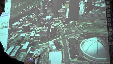 Google Earth on Touch  screen wall projector By Salman Khan Bwp.flv