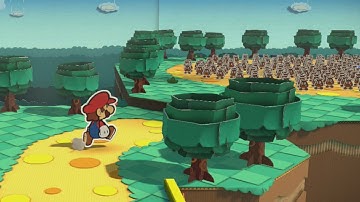 Sacred Forest (Mini Star 2) - Paper Mario: Color Splash Walkthrough