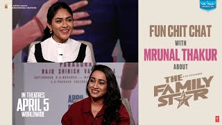 Mrunal Thakur Candid Interview about Family Star - Vijay Deverakonda, Mrunal | Parasuram | Dil Raju