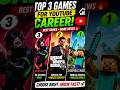 TOP-3 BEST GAMES FOR YT CAREER🤯