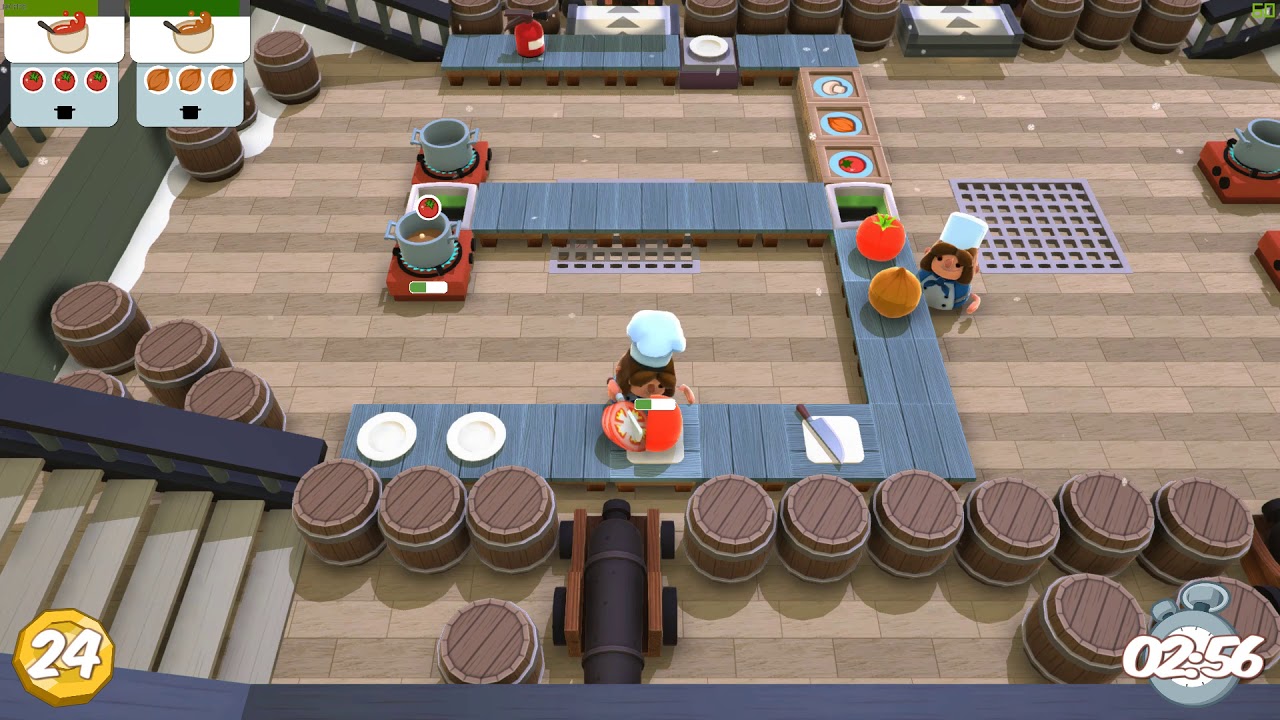 Overcooked 1 3 Stars alone 3 YouTube