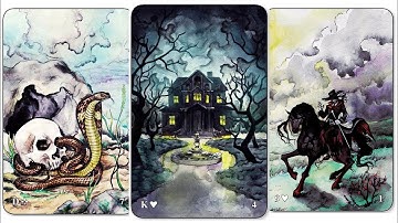 DARK Lenormand Oracle -  full flip through