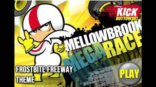 Kick Buttowski Mellowbrook Mega Race - Frostbite Freeway Theme Soundrack Ost