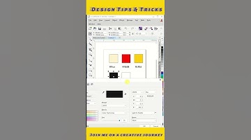 HOW TO APPLY HEX COLOR CODE IN CORELDRAW: Perfect for Beginners_03 #Coreldraw #shorts