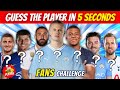 Guess Football Player in 5 Seconds⚽🤔 | Fans Challenge | How Well Do You Know? Football Quiz#football