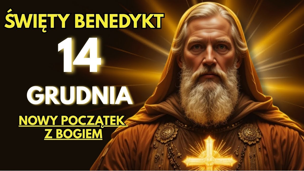 Święty Benedykt rozświetla twoją drogę i usuwa każdy cień zła!