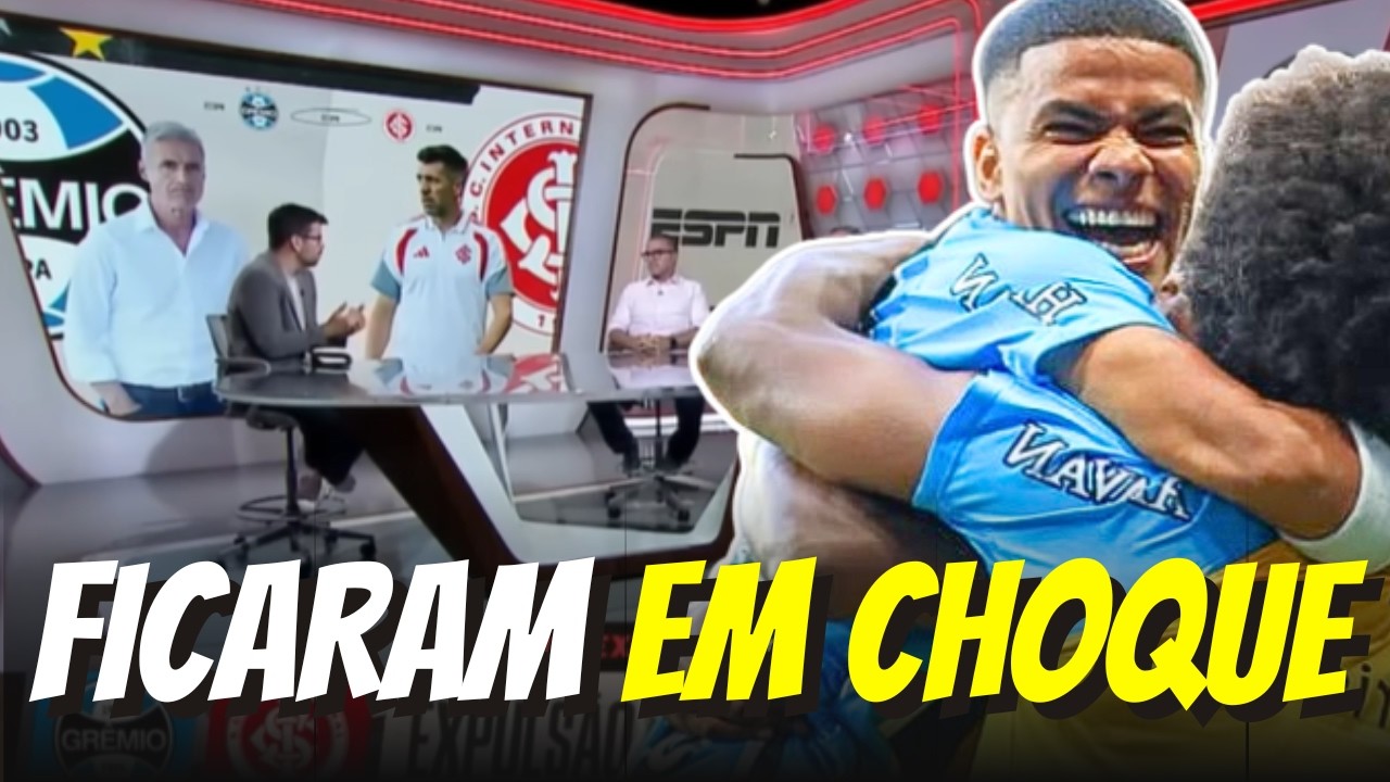 💥😱Nossa SENHORA! Ouça o BAITA COMENTÁRIO da ESPN sobre O AMASSO do Grêmio nos amargurados!