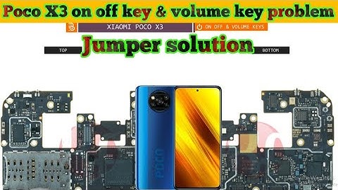 Poco X3 on off key & volume key not working solution jumper solution|#thesoilboy