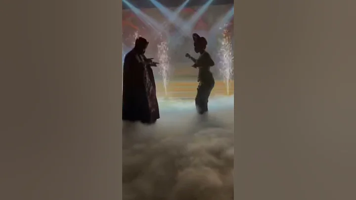 Priscy and Juma having their first dance #entertainmentnews #priscillaojo #juma #wedding #iyabo