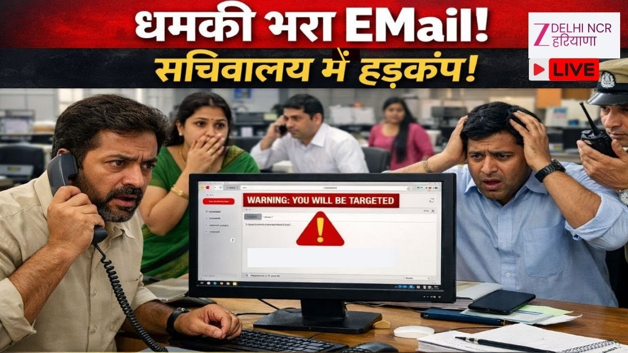 Civil Secretariat Breaking News Live: धमकी भरा EMail! सचिवालय में हड़कंप! | Employee |Chandigarh