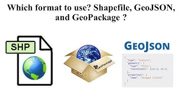 Which format to use? Shapefile, GeoJSON, and GeoPackage ?