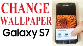 In this video tutorial i will show you how to change the background
wallpaper or set up your own on samsung galaxy s7 and edge (android
6.0.1...