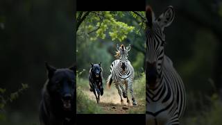 Lightning-fast Alpha Wolf attack on the zebra and the deer!