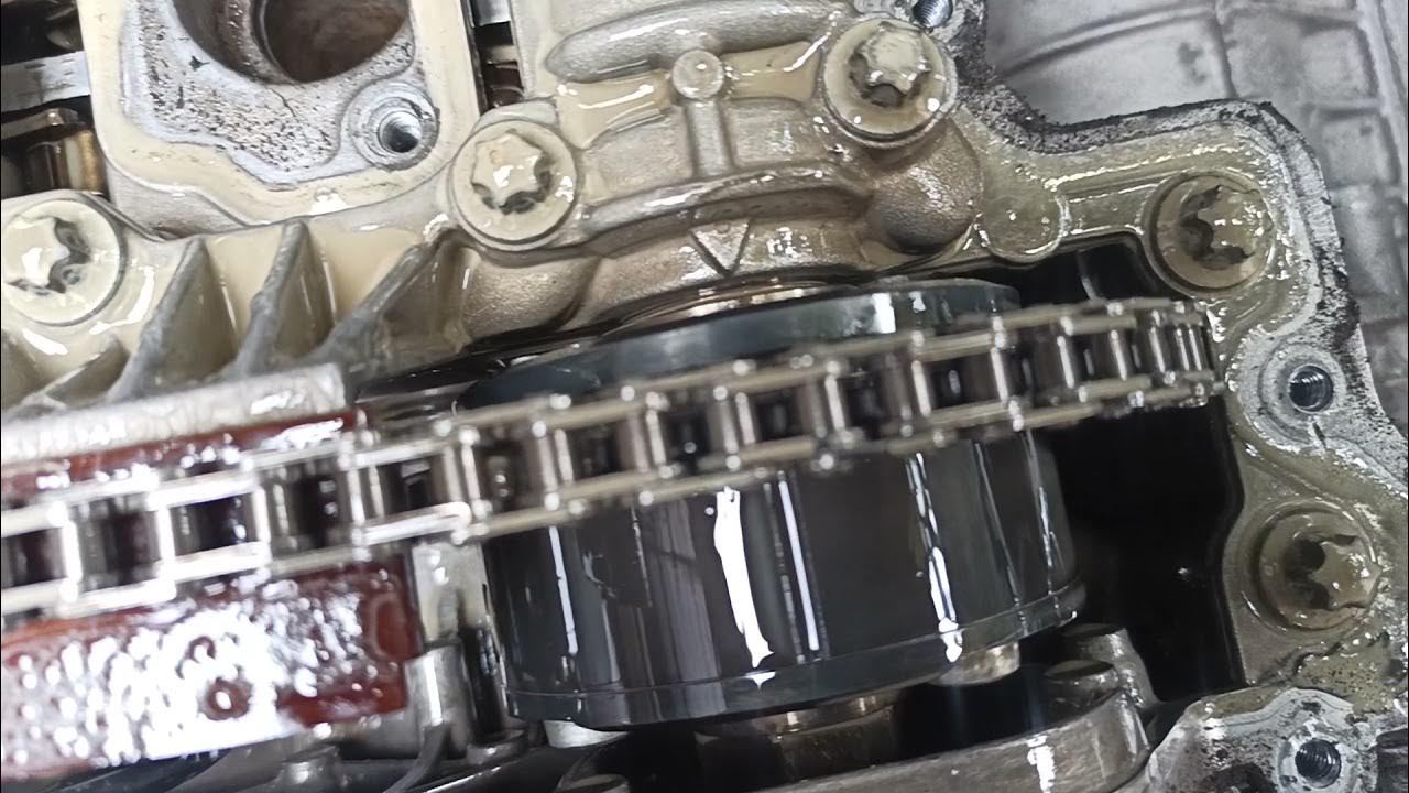 timing chain position mercedez E200 M271/w211 timing chain YouTube