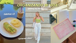 ORGANIZANDO mi VIDA CONMIGO vlog! 🌸  *getting my life together* | limpiando habitación…