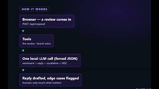 I Built a Reviews & Reputation Agent in Node.js (Local LLM, No API Keys)