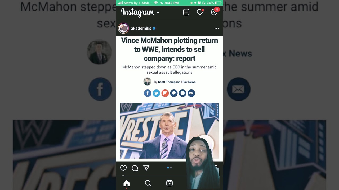 Is Vince McMahon is going to sell WWE? 