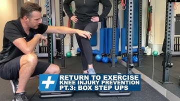 Knee pain and injury prevention returning to exercise Pt.3 - Step Ups | Tim Keeley | Physio REHAB