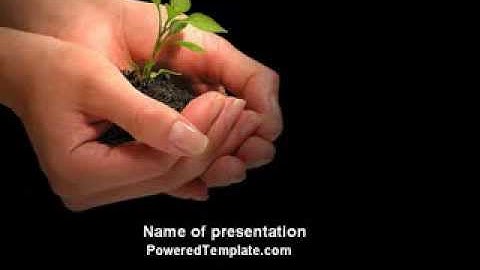 Planting PowerPoint Template by PoweredTemplate.com