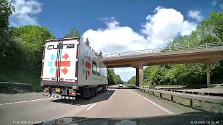 Slow TV in 4k - UK Motorways - M54 from M6 to end J7 Wellington