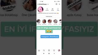 Ti̇ktok İfşalar İçi̇n Taki̇p Edi̇n Instegram Tiktokaq