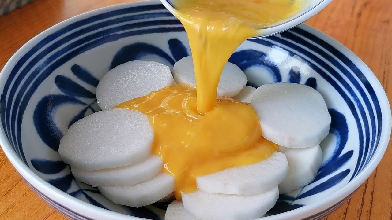 入秋后要多吃山药，加2个鸡蛋，不用油不用水，出锅比吃肉还香！