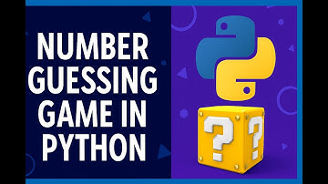 How to make number guessing game project in python #python #coding 