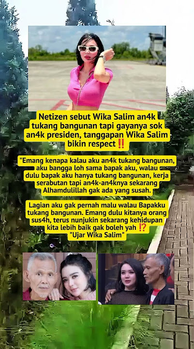 Tanggapan Wika Salim #wikasalim #fypreels #trending #viral #fyp #shorts