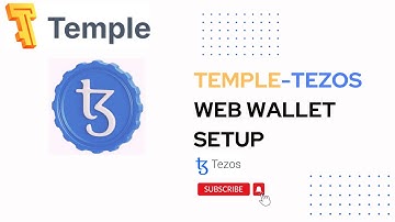 Temple web Wallet setup for Tezos Blockchain