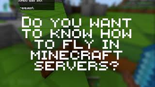 How to Fly on Minecraft Servers (legit)
