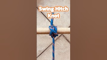 Swing Hitch Knot. #howto #useful #hitch